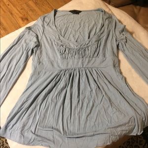 NWOT BCBG Rayon Peasant Shirt - Size Medium